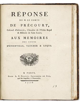 Marie Antoinette & Jeanne Valois-Saint-Rémy. Affair of the Diamond Necklace: A Sammelband of Six Pamphlets, 1786-1791.